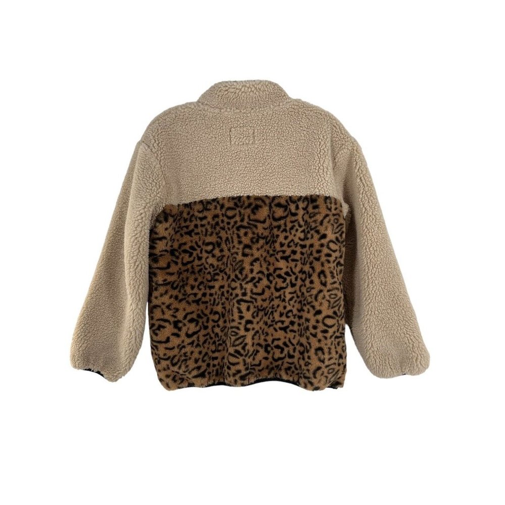 Rails Leopard Print And Cream Sweater - image 3